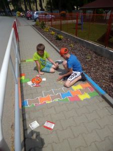 Den dětí - Malování na chodníku